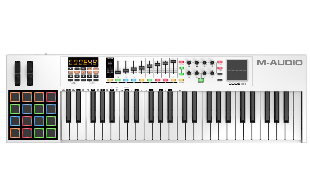 M AUDIO CODE 49 MASTER KEYBOARD 49 TASTI SEMI PESATI MIDI USB 