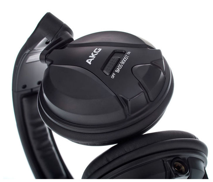 AKG K181 UE CUFFIA CHIUSA PER DJ CON BASS BOOST MINI XLR 3 PIN COLORE NERO 4