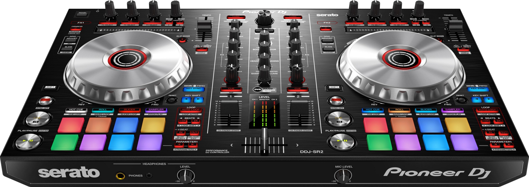 PIONEER DDJ-SR2 CONTROLLER DJ MIDI 2 CANALI PER SERATO DJ 3
