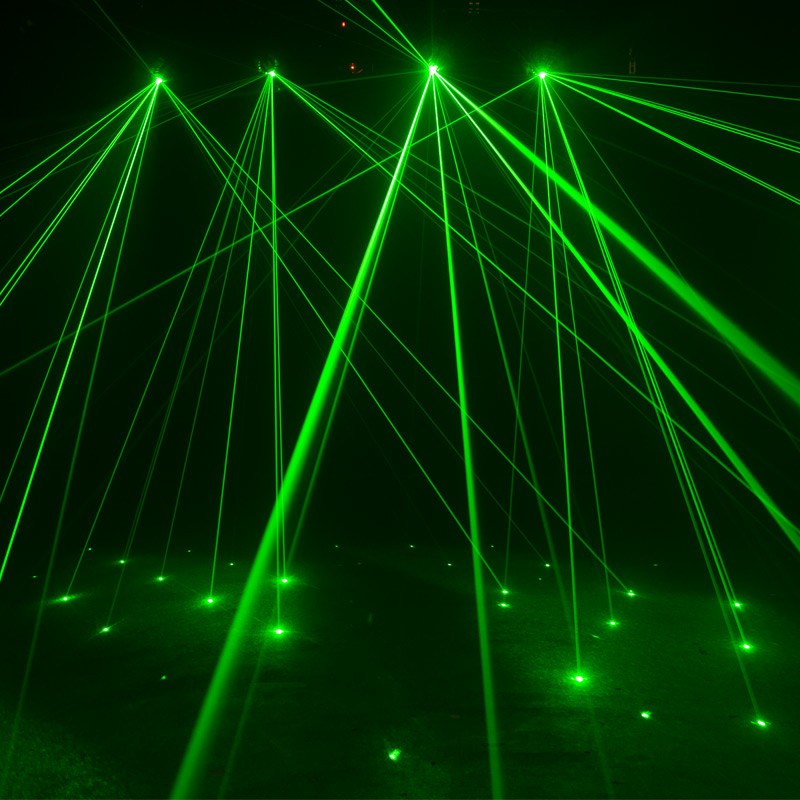 AMERICAN DJ INNO POCKET FUSION SCANNER DMX A LED + LASER VERDE 5