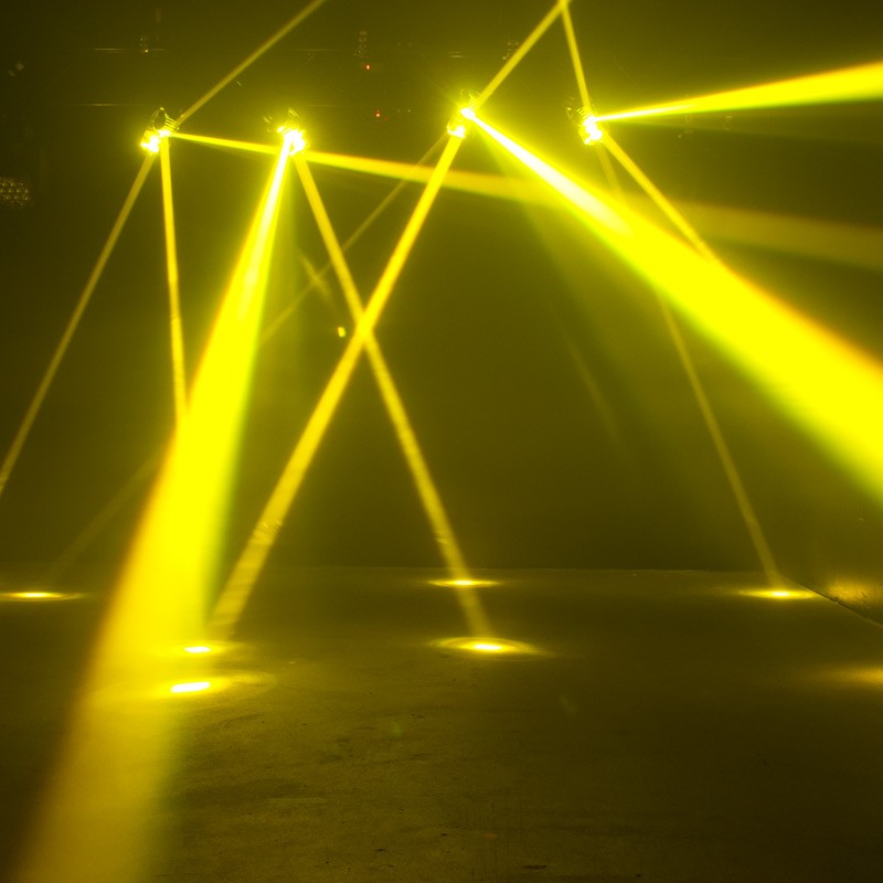 AMERICAN DJ INNO POCKET FUSION SCANNER DMX A LED + LASER VERDE 6