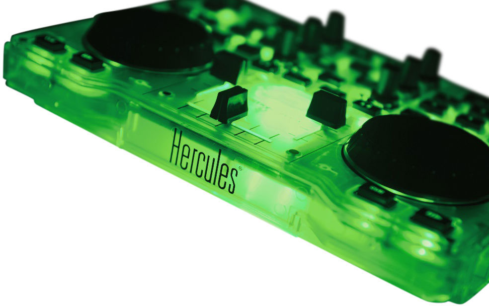 Hercules Dj Control Glow Green Consolle per DJ 