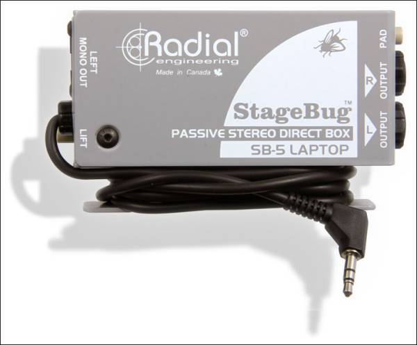 RADIAL STAGEBUG SB-5 DIRECT BOX PASSIVA PER LAPTOP 0