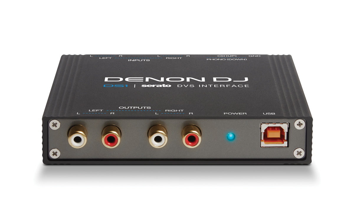 DENON DJ DS1 INTERFACCIA AUDIO USB STADIO PHONO SERATO PROFESSIONALE PER DJ 2