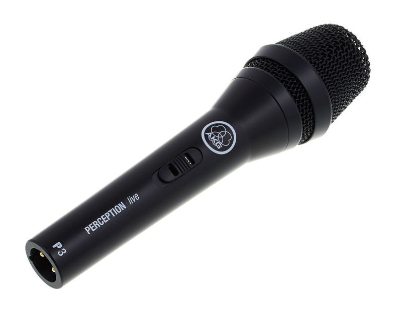 AKG AKG P3S microfono dinamico cardioide per voce e strumenti con interruttore NUOVO 