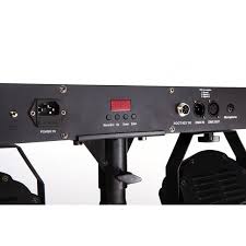 SAGITTER LED KIT 3 KIT 4 PROIETTORI LED 3×10 WATT RGBW + STATIVO + CONTROLLO PEDALIERA + BORSA SEMIRIGIDA 3