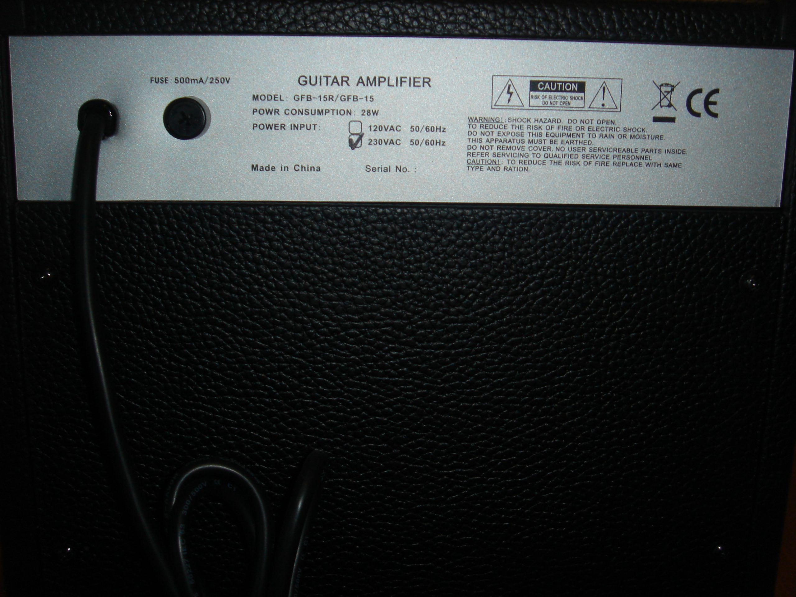 EXTREME GFB15R AMPLIFICATORE PER CHITARRA 15W USATO 2