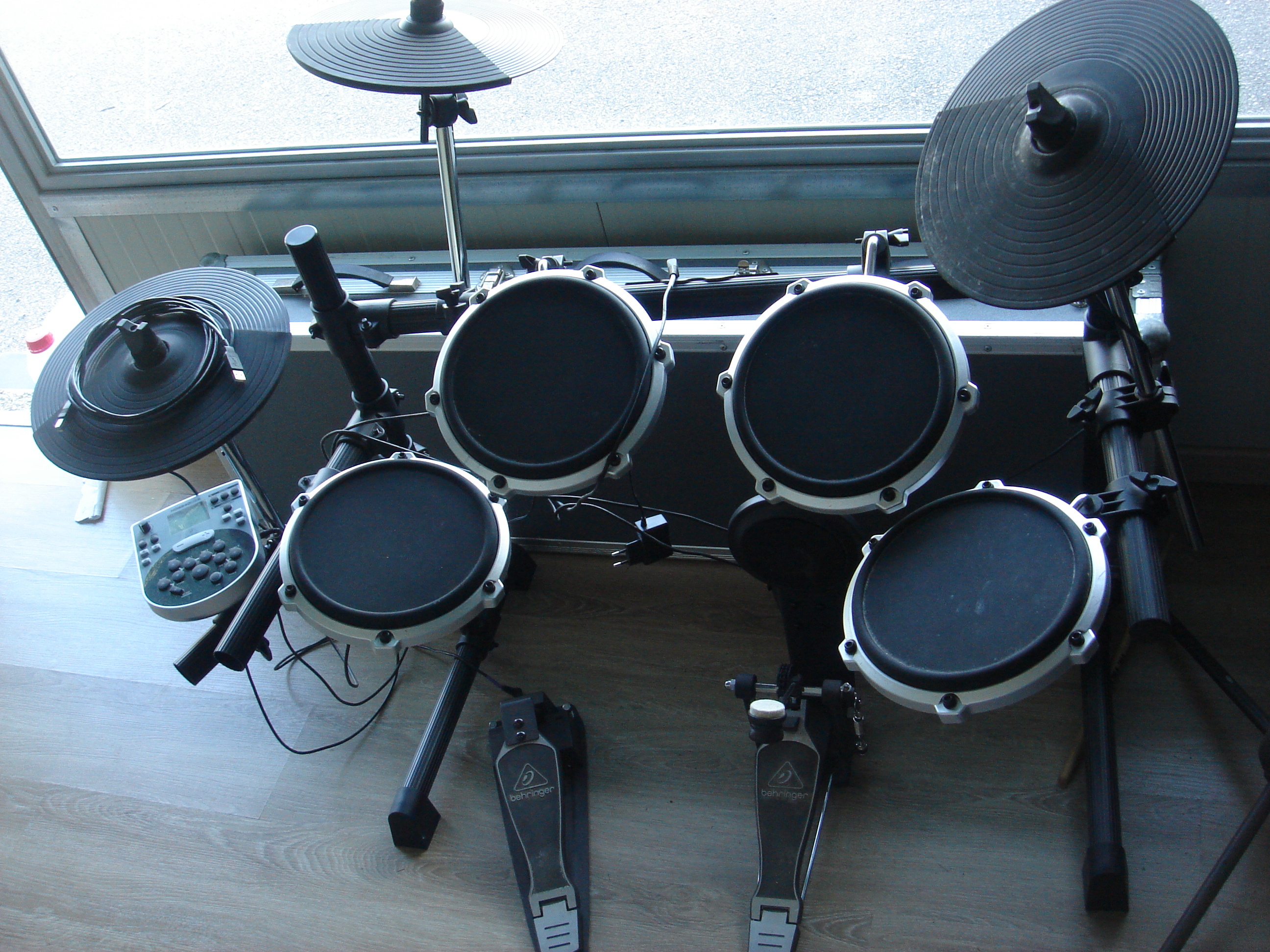 Batteria Per Bambini Tiger 5 Pezzi - Kit Completo Con Piatti E Bacchette, Colore Nero - Foto 7