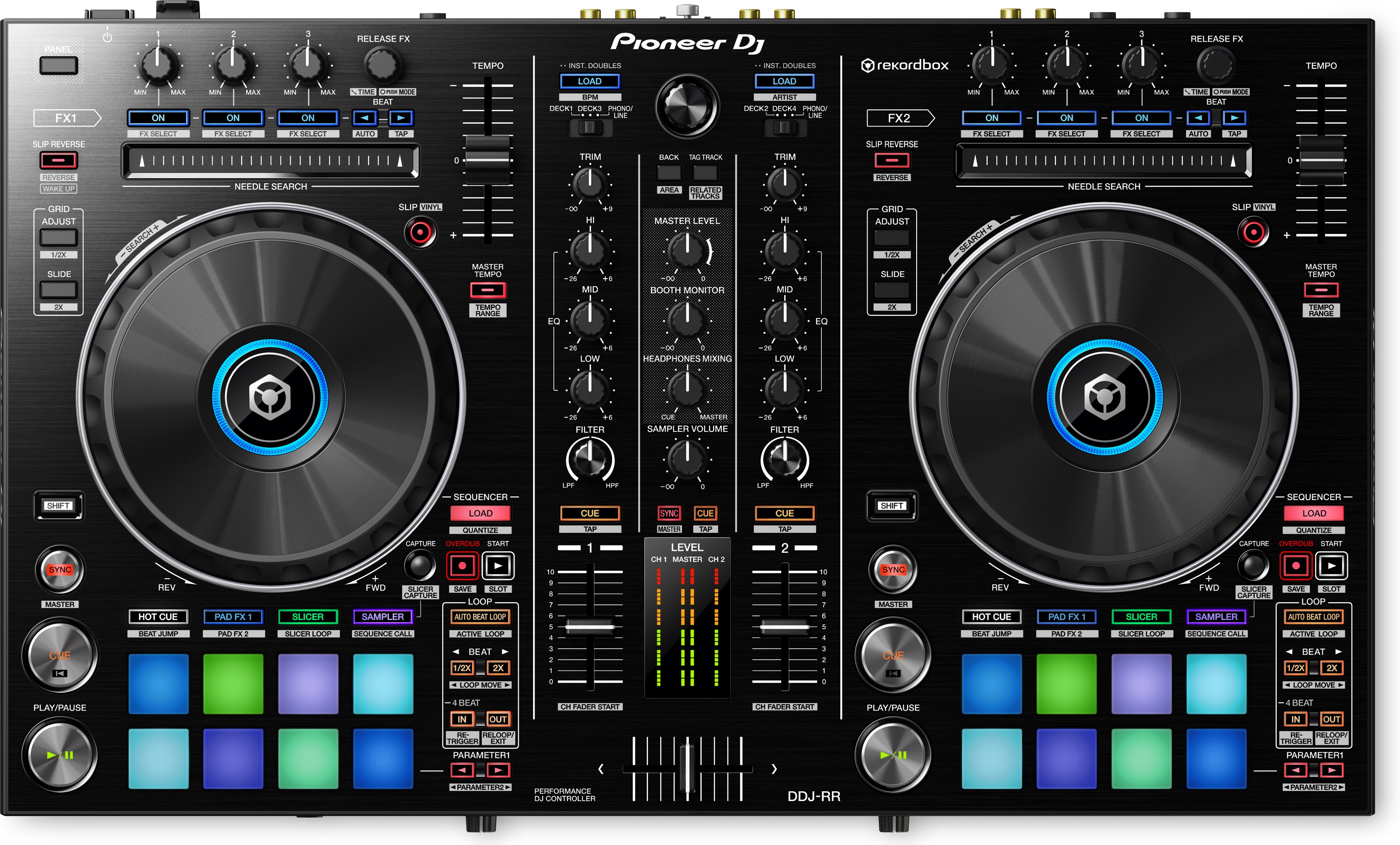 PIONEER DDJRR CONTROLLER DJ PORTATILE PER REKORDBOX DDJRR