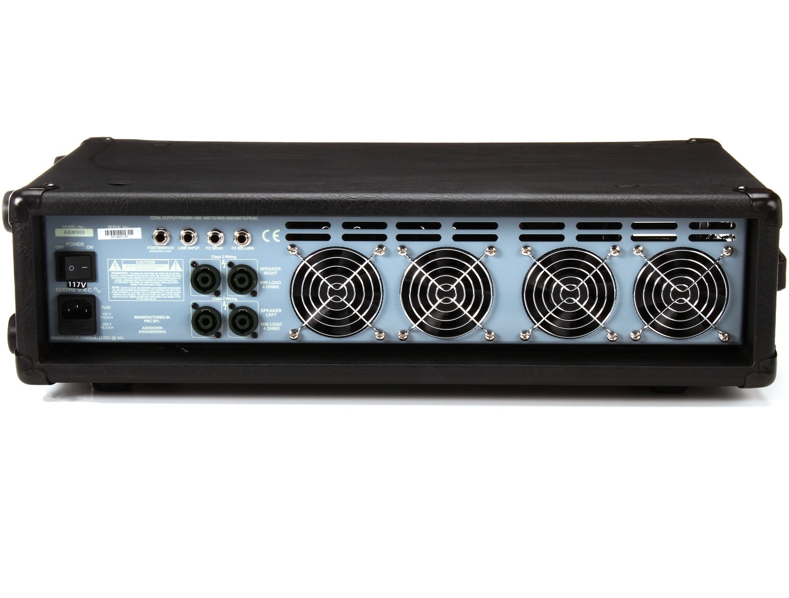 ASHDOWN ABM 900 EVO III TESTATA CON PRE VALVOLARE 575 WATT + 575 WATT 1