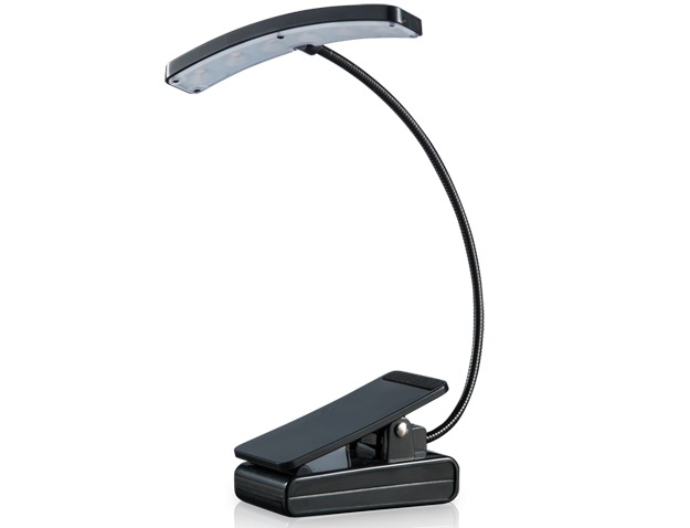 LiebeWH Lampada A Clip Per Leggio Musicale, Lampada A LED, Nero