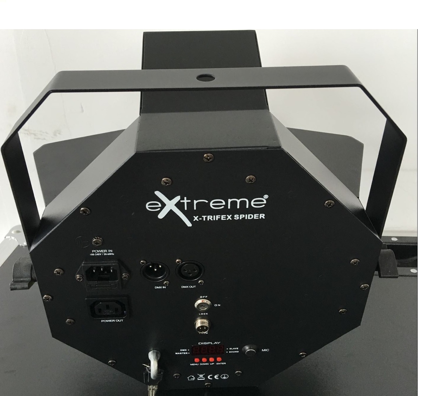 EXTREME X-TRIFEX SPIDER LUCE LASER EFFETTO COMBINATO 90 WATT + DMX 31 CANALI + CONTROLLO REMOTO_3