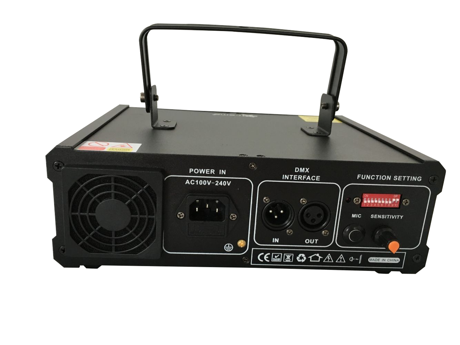 EXTREME ANIMATION RGB EFFETTO LUCE LASER ANIMATION RGB 230mW R 100mW G 30mW B 100mW DMX + AUTO + SOUND ACTIVE + MASTER SLAVE_1