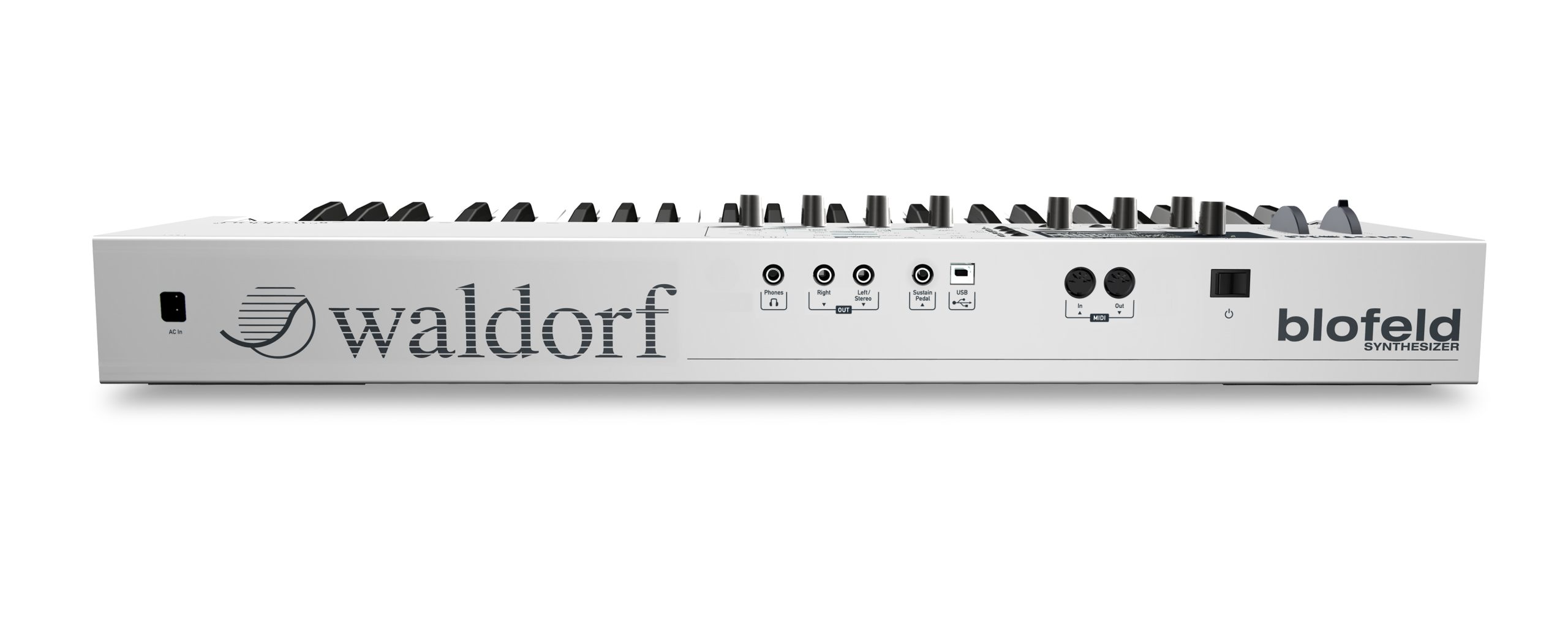 WALDORF BLOFELD KEYBOARD SINTETIZZATORE DIGITALE POLIFONICO A MODELLAZIONE ANALOGICA A TASTIERA 49 TASTI BIANCO EX-DEMO 1
