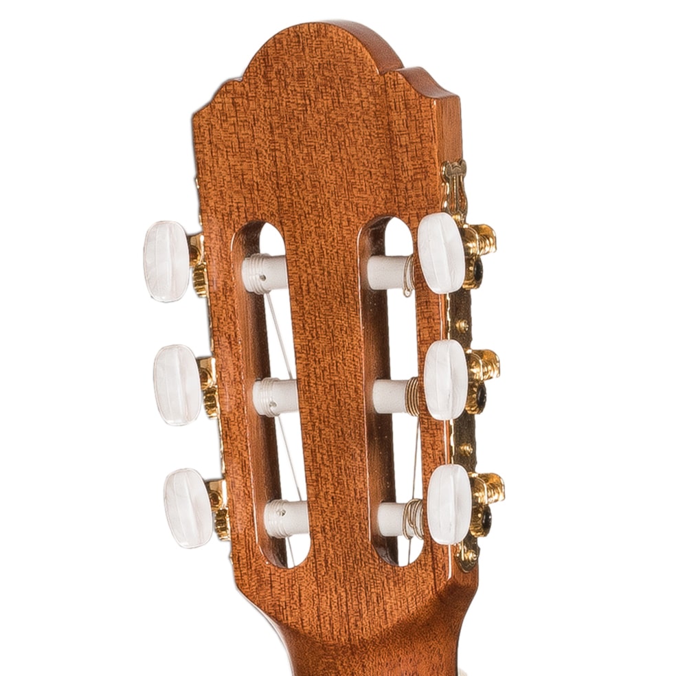 HORA CHITARRA CLASSICA 4-4 SM45 MADE IN EUROPE TOP CEDRO MASSELLO FONDO-FASCE PALISSANDRO ROSETTA INTARSIATA SPALLA MANCANTE MANICO MOGANO TASTIERA PALISSANDRO SCALA 650MM 5