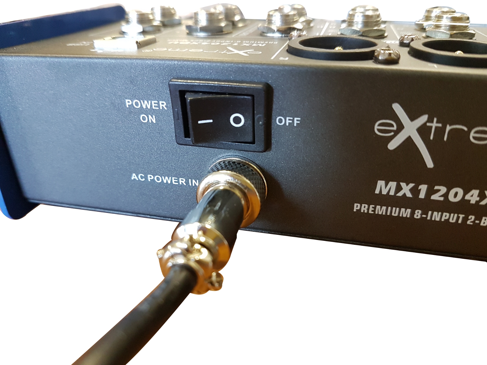 EXTREME MX1204XDU MIXER 6 CANALI COMPATTO PER LIVE PHANTOM POWER +48V MAIN OUT XLR + EFFETTI DSP + USB 5