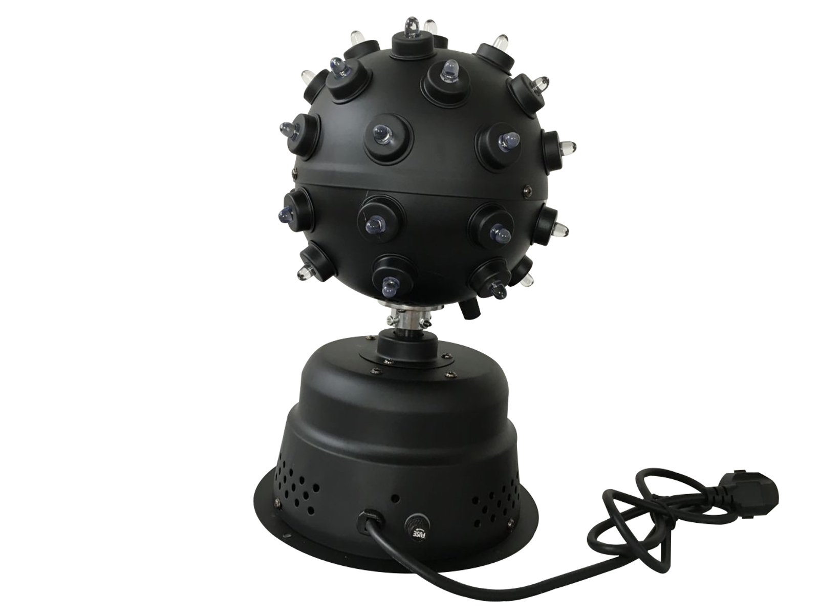 EXTREME MINI-BALL 4310 TESTA MOBILE SMALL SFERA LED MAGIC RGB 43 LED X 10mm 16 WATT AUTO RUN + CONTROLLO SOUND ACTIVE_2