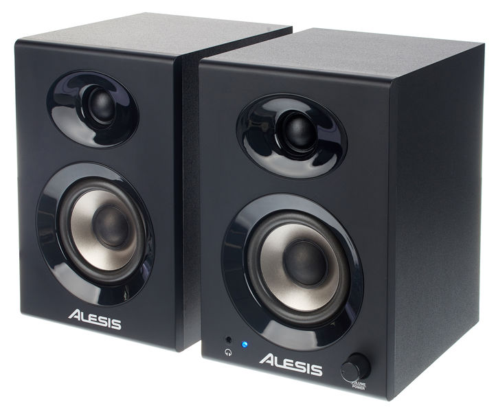 ALESIS ELEVATE 3 COPPIA MONTOR DA STUDIO BIAMPLIFICATI 2 VIE 60W WOOFER 3 2