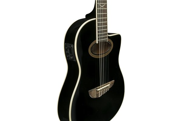 Eko Ranger Nxt Nylon Cw Eq Black Chitarra Acustica Elettrificata Cassa Stretta Colore Nero