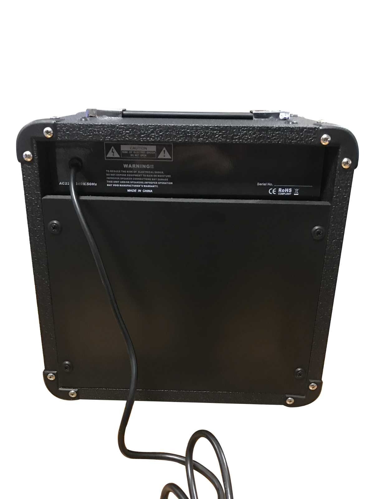 EXTREME GA-15-A AMPLIFICATORE PER CHITARRA 15W 1 CANALE INPUT JACK USCITA CUFFIE JACK SPEAKER 6.5 + EQUALIZZATORE 3 BANDE + CD + AUX_6