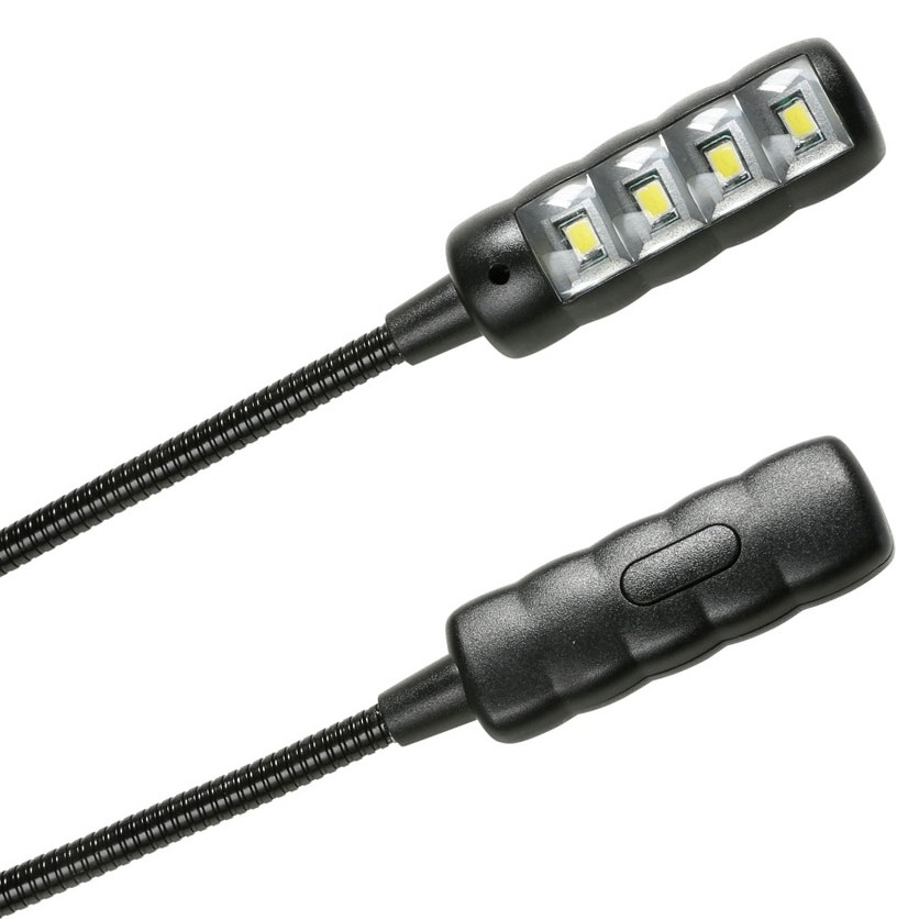 ADAM HALL SLED 1 ULTRA USB LAMPADA LED A COLLO D’OCA 4 LED COB ULTRA LUMINOSI 2