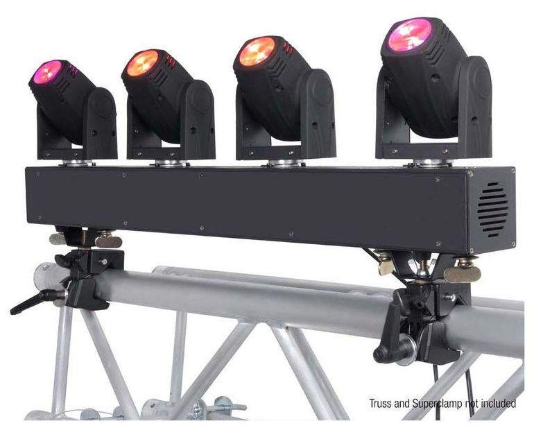 CAMEO HYDRABEAM 400 RGBW BARRA 4 TESTE MOBILI LED RGBW 10W DMX + AUTO RUN + SOUND CONTROL 5