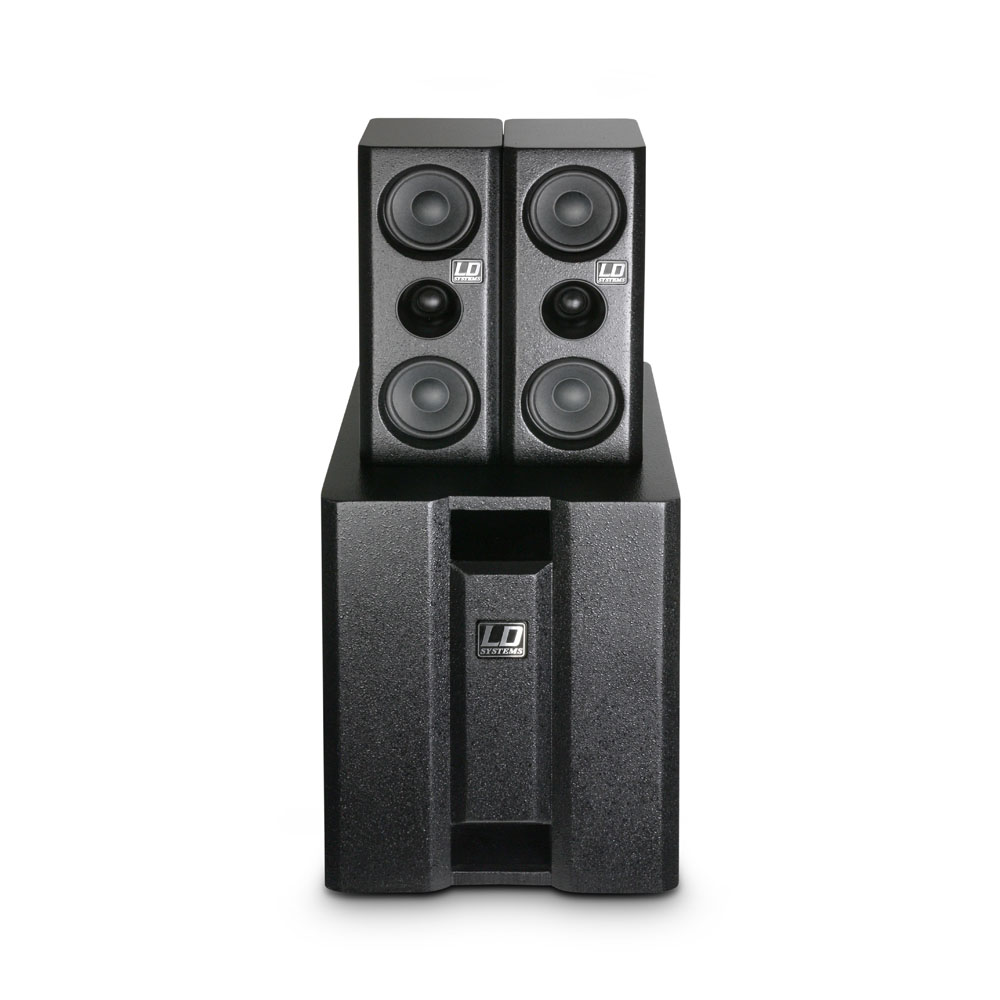 LD SYSTEM DAVE8XS SISTEMA 2.1 MULTIMEDIALE PROFESSIONALE ATTIVO 350W RMS SUBWOOFER + 2 SATELLITI 5