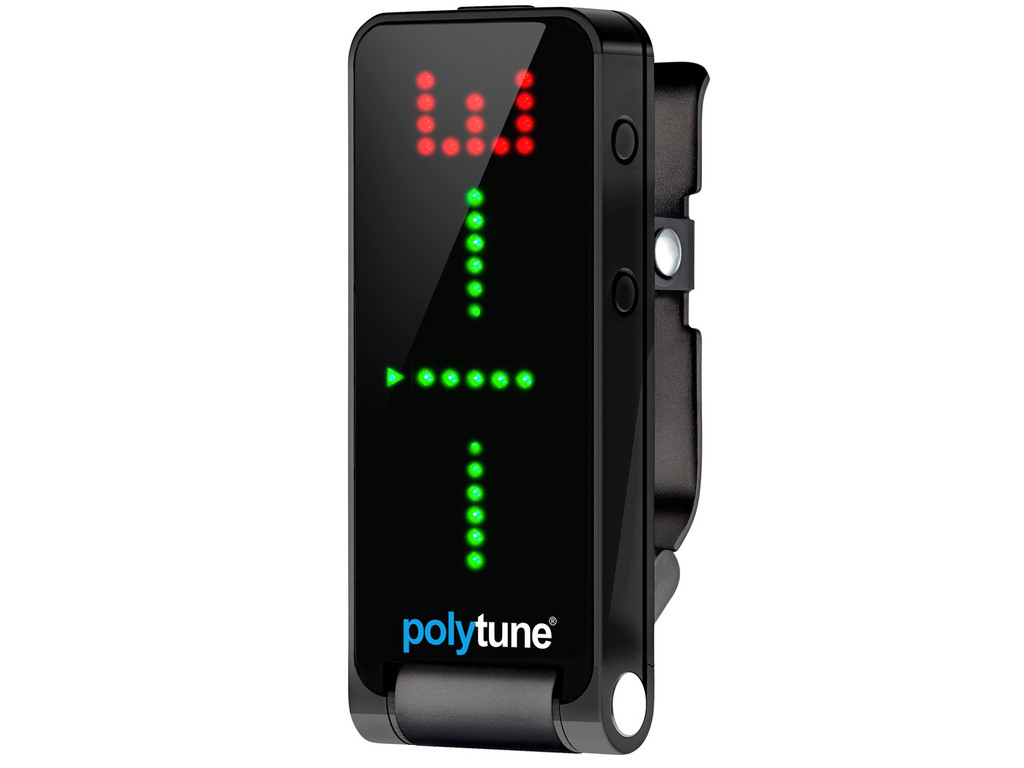 TC ELECTRONIC POLYTUNE CLIP BLACK ACCORDATORE POLIFONICO CLIP-ON CHITARRA E BASSO COLORE NERO 2