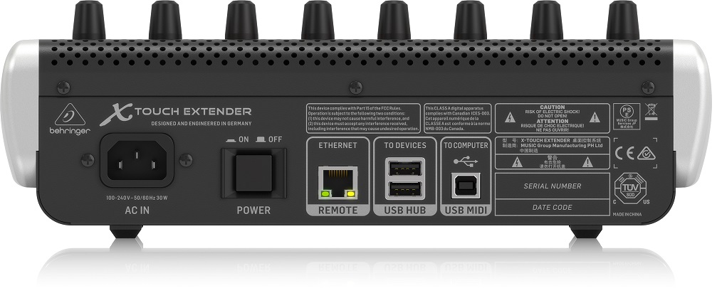 BEHRINGER X-TOUCH EXTENDER CONTROLLER MIDI USB DAW MACKIE 0
