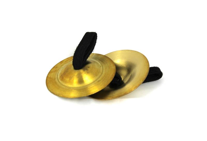 EXTREME JB442 FINGER CYMBALS COPPIA DI PIATTINI DA DITA IN OTTONE 5 CM 2