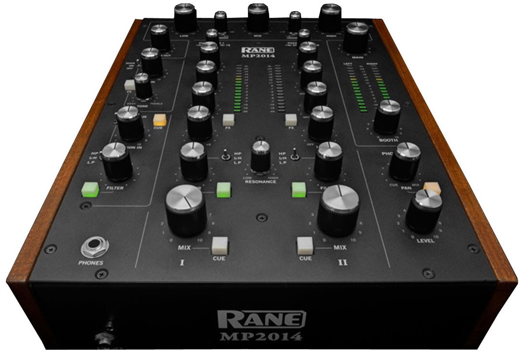 RANE MP2014 MIXER DJ A MANOPOLE 2 CANALI RIAA 2 USB TRAKTOR SCRATCH SPDIF EQ 3 BANDE 4