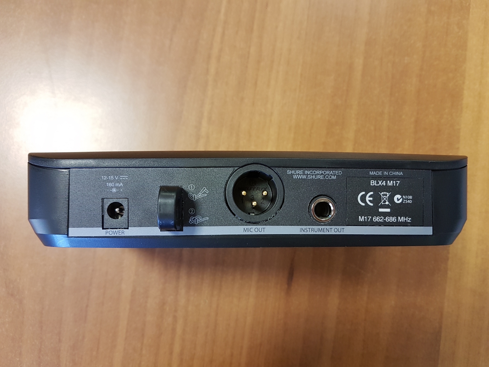 SHURE BLX24EPG58 PALMARE RADIOMICROFONO WIRELESS PER VOCE USATO 4