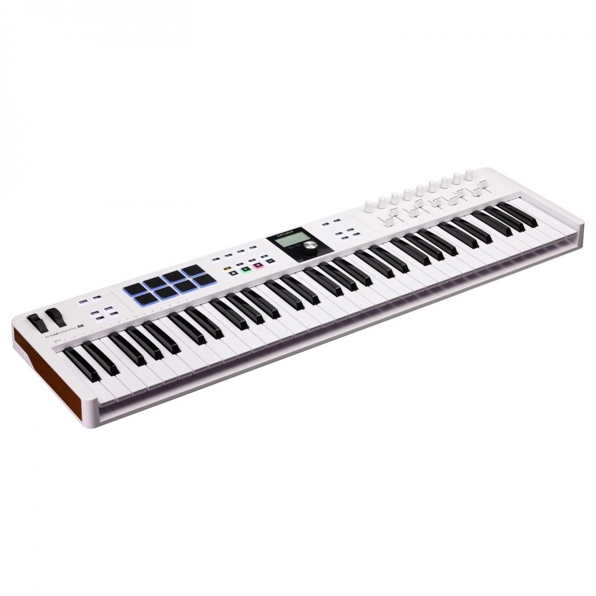 ARTURIA KEYLAB ESSENTIAL MK3 61 WHITE TASTIERA MASTER KEYBOARD MIDI USB 61 TASTI 3