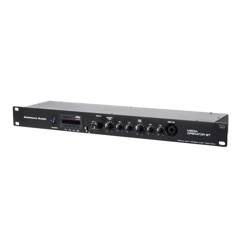 AMERICAN AUDIO MEDIA OPERATOR BT LETTORE MP3 USB SCHEDE SD – BLUETOOTH A RACK 2