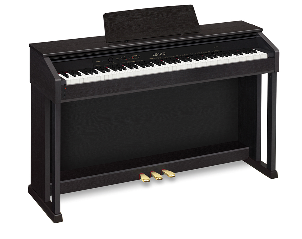 CASIO AP460 PIANOFORTE DIGITALE 88 TASTI PESATI + MOBILE COLORE NERO 1