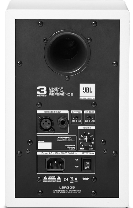 JBL LSR305W LIMITED EDITION MONITOR STUDIO ATTIVO BIAMPLIFICATO CONO WOOFER 5 DRIVER 1 80 WATT 1