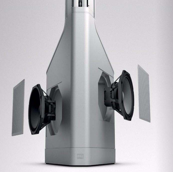 LD SYSTEM MAUI P900 PORSCHE DESIGN ARRAY COLONNA 50 DIFFUSORI (32X1,16X2.8,2X10) WHAVEAHEAD SONICGUIDE GRAPHITE BLACK 4