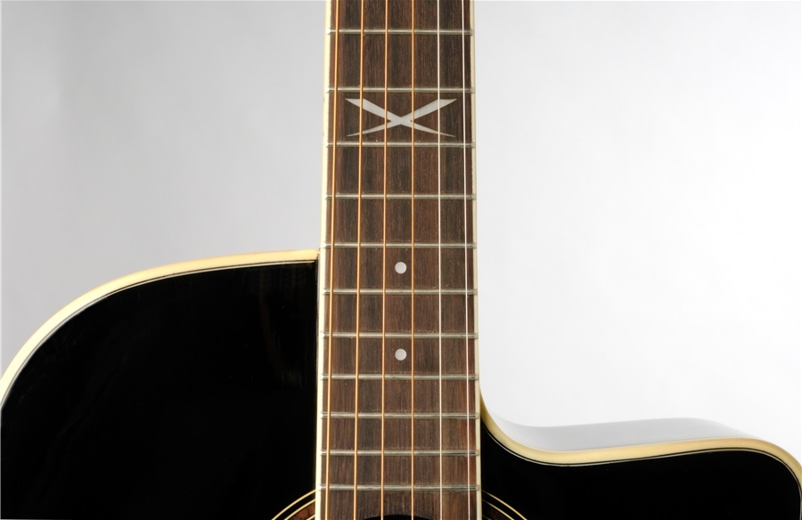 EKO NXT 018 CW EQ BLACK CHITARRA ACUSTICA ELETTRIFICATA SPALLA MANCANTE COLORE NERO 7