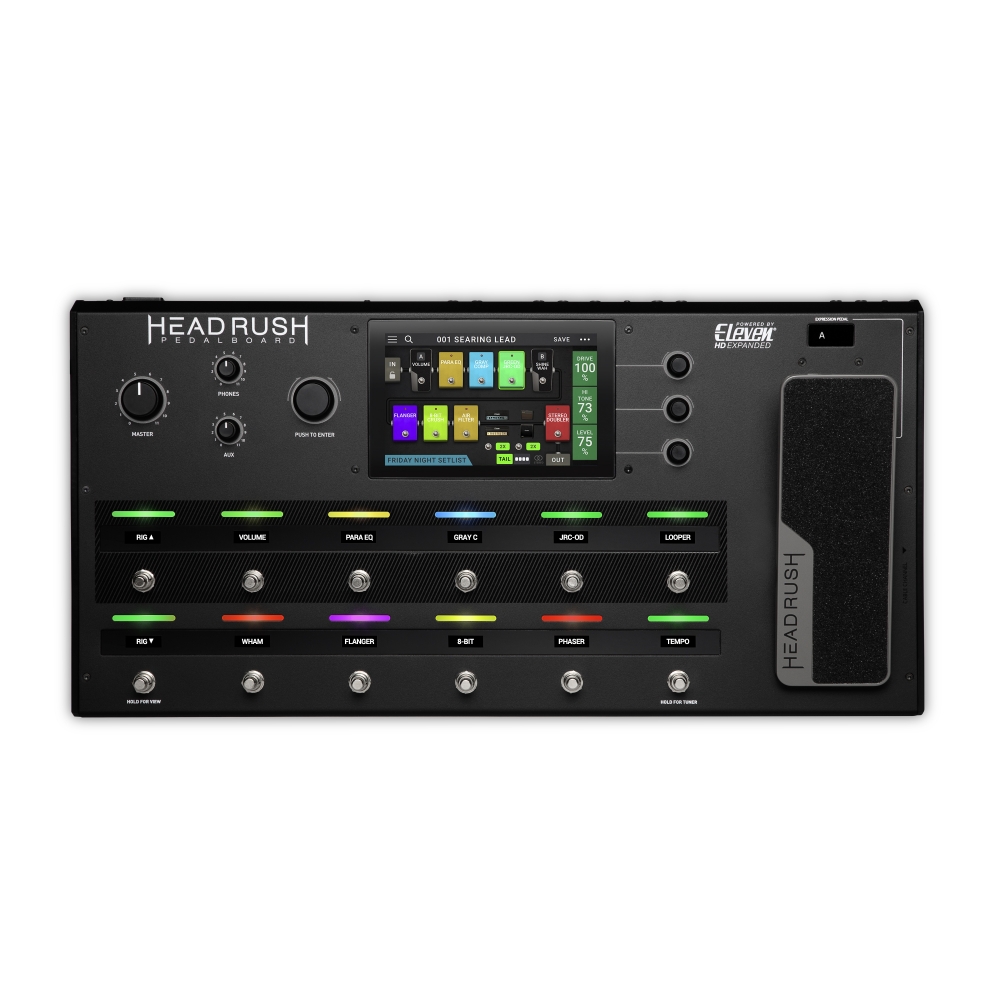 HEADRUSH PEDALBOARD PEDALIERA MULTIEFFETTO PER CHITARRA + RS-LG12 CASSA ATTIVA PER KEMPER PROFILER 2