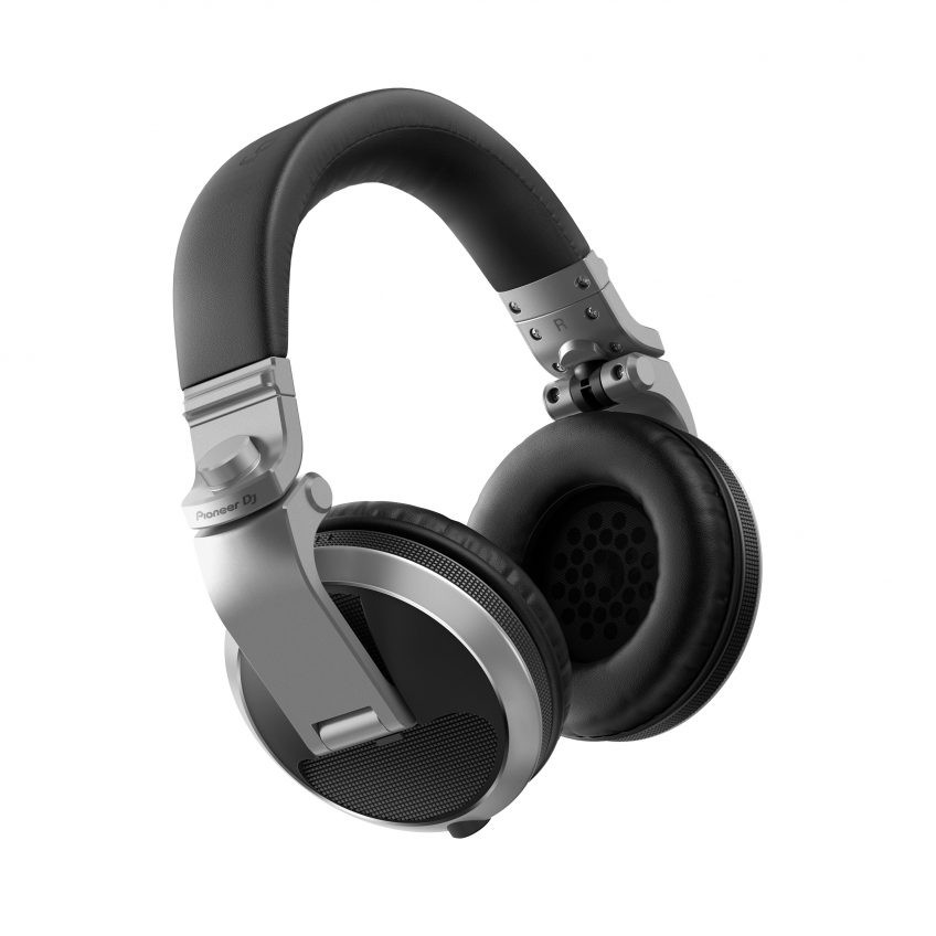 PIONEER HDJ X5KS SILVER CUFFIA CHIUSA OVER EAR 32 OHM PER DJ + CUSTODIA – COLORE ARGENTO 1