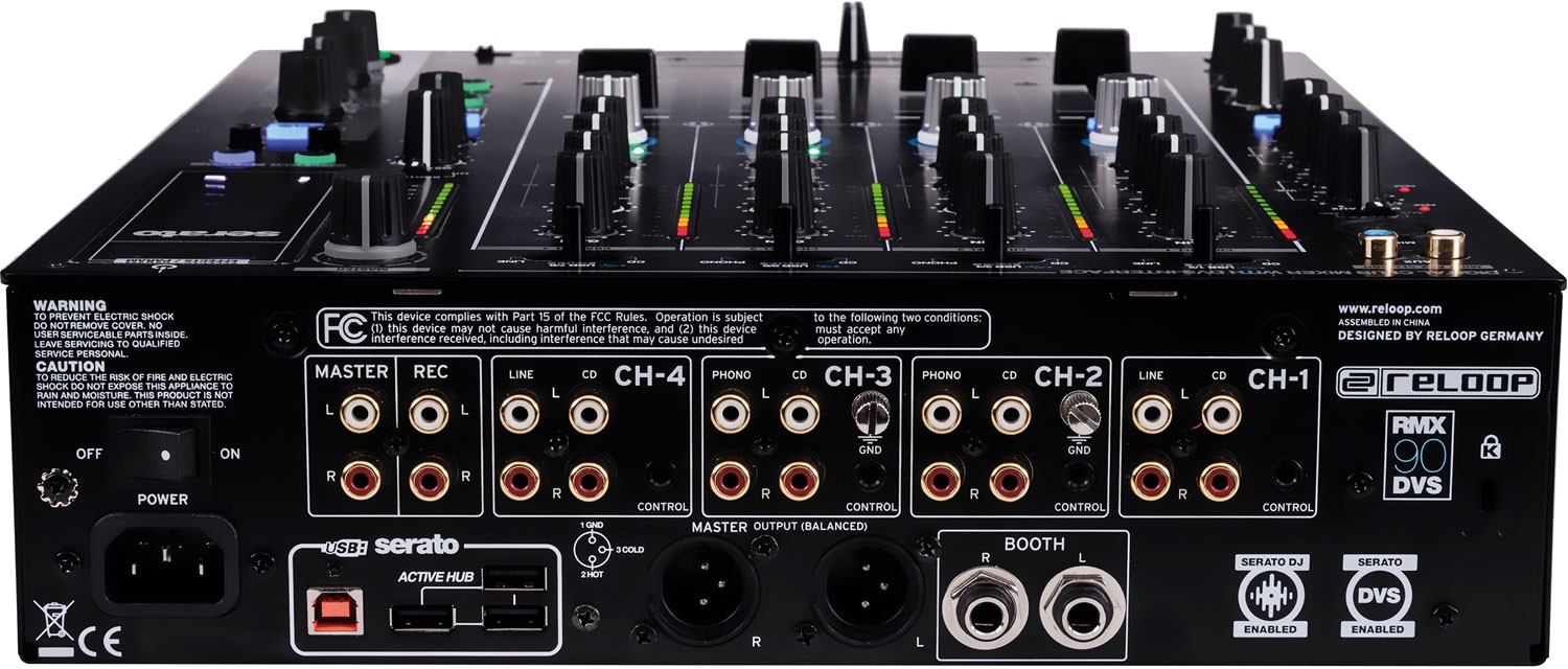 RELOOP RMX90 DVS MIXER 4 CANALI PER DJ 1