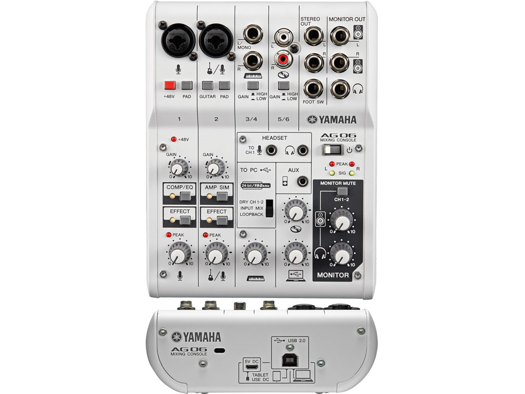 YAMAHA AG06 MIXER 2