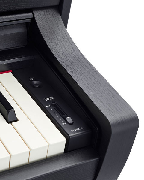 YAMAHA CLAVINOVA CLP675BK BLACK PIANOFORTE DIGITALE NERO 6