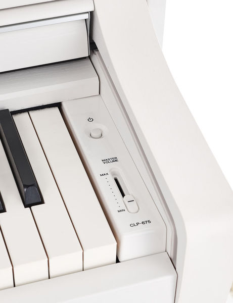 YAMAHA CLP675WH BIANCO PIANOFORTE DIGITALE BIANCO 5