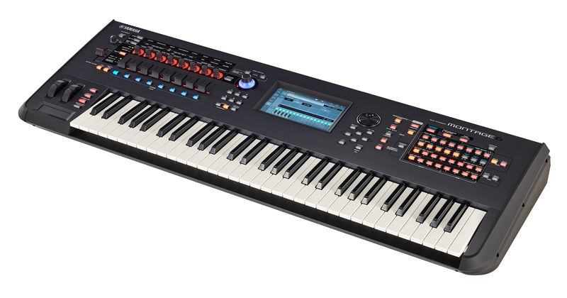 YAMAHA MONTAGE 6 SINTETIZZATORE 61 TASTI CON MOTION CONTROL MATRIX E PROCESSORE DSP COLORE NERO 0