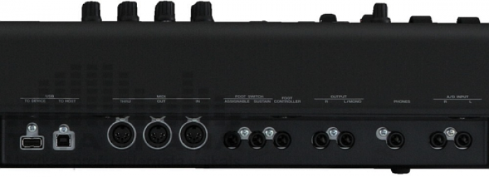 YAMAHA MOXF6 SINTETIZZATORE 61 TASTI SEMIPESATI COLORE NERO 4