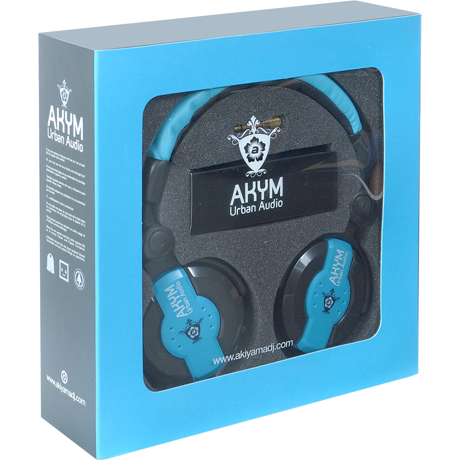 AKIYAMA URBAN AUDIO CUFFIA PIEGHEVOLE CON DESIGNER RISPOSTA DI FREQUENZA 5 – 30.000 Hz 2