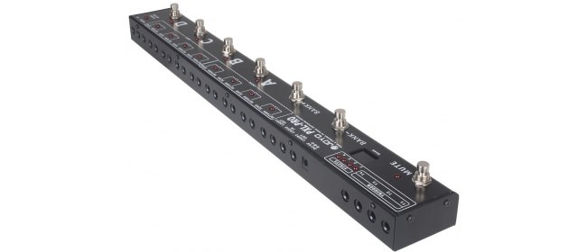 JOYO PXL LIVE PEDALE A 8 EFFETTI CON SISTEMA LOOP SWITCHING DOTATO CON INTERRUTTORE PER AMPLIFICATORE 3