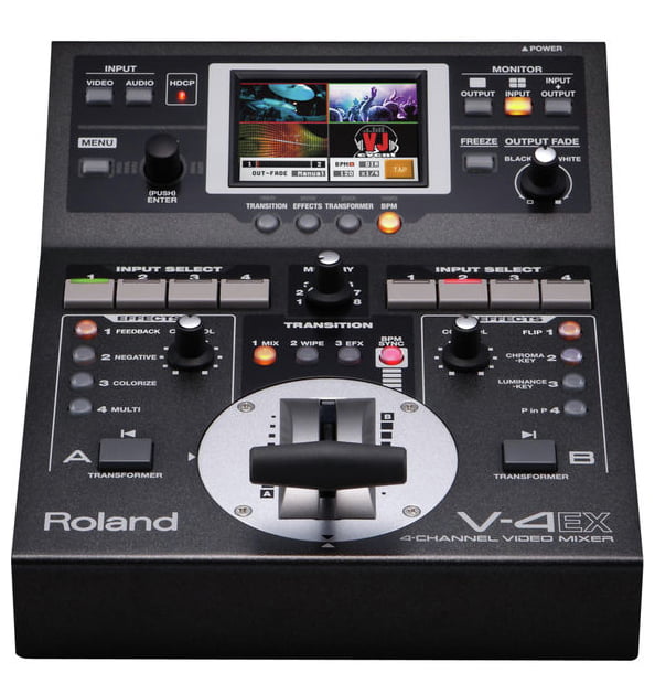 ROLAND V4 EX MIXER VIDEO DIGITALE 4 CANALI CON EFFETTI - SuonoStore.com