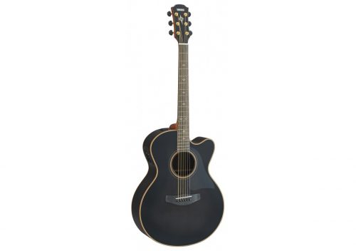 YAMAHA APX1200II TRANSLUCENT BLACK CHITARRA ACUSTICA CUTAWAY